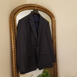 Hilfiger navy grey check sport coat